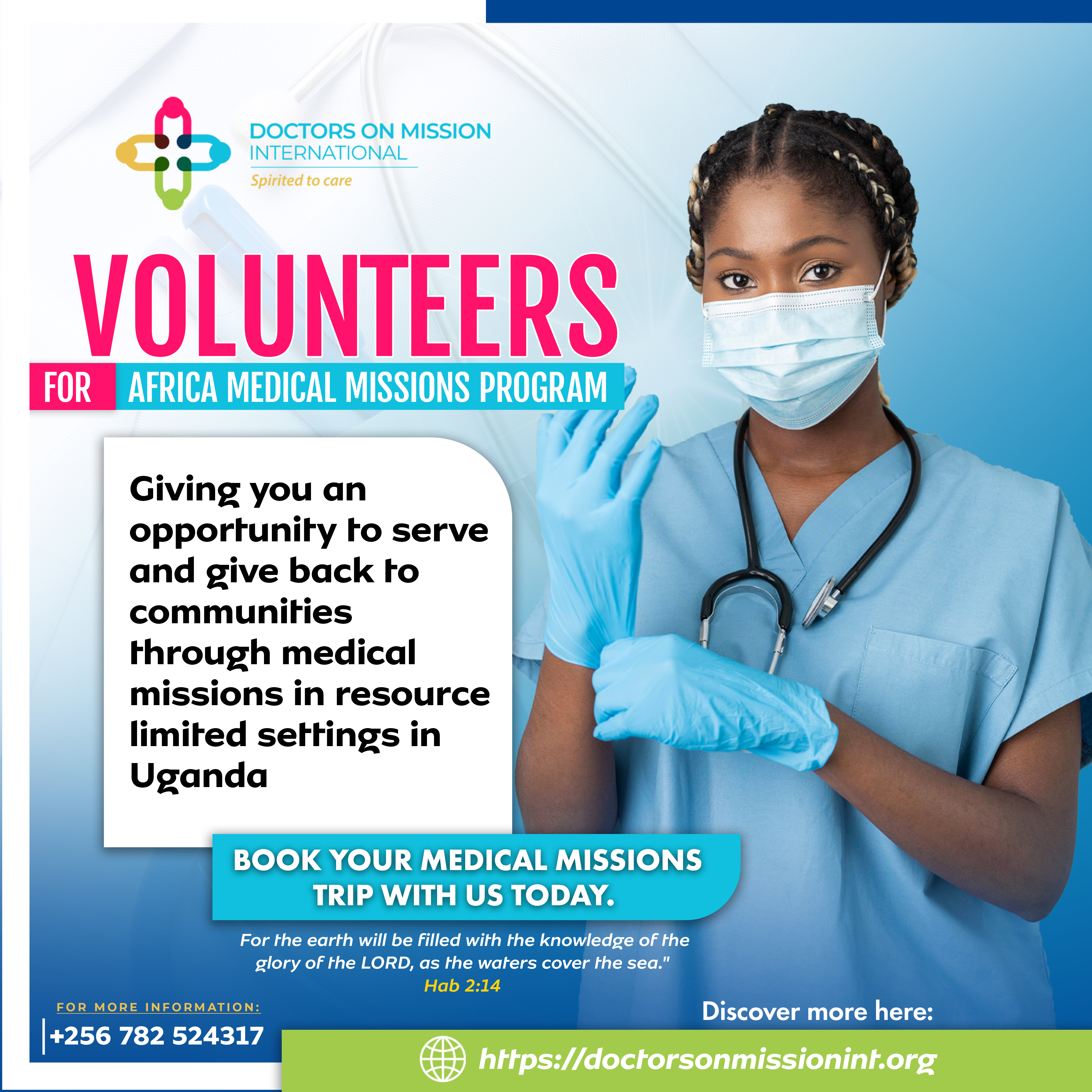 Volunteers program poster